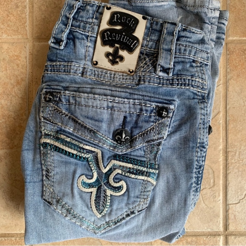 COPY - Rock Revival Jeans "Klarson" Straight Leg